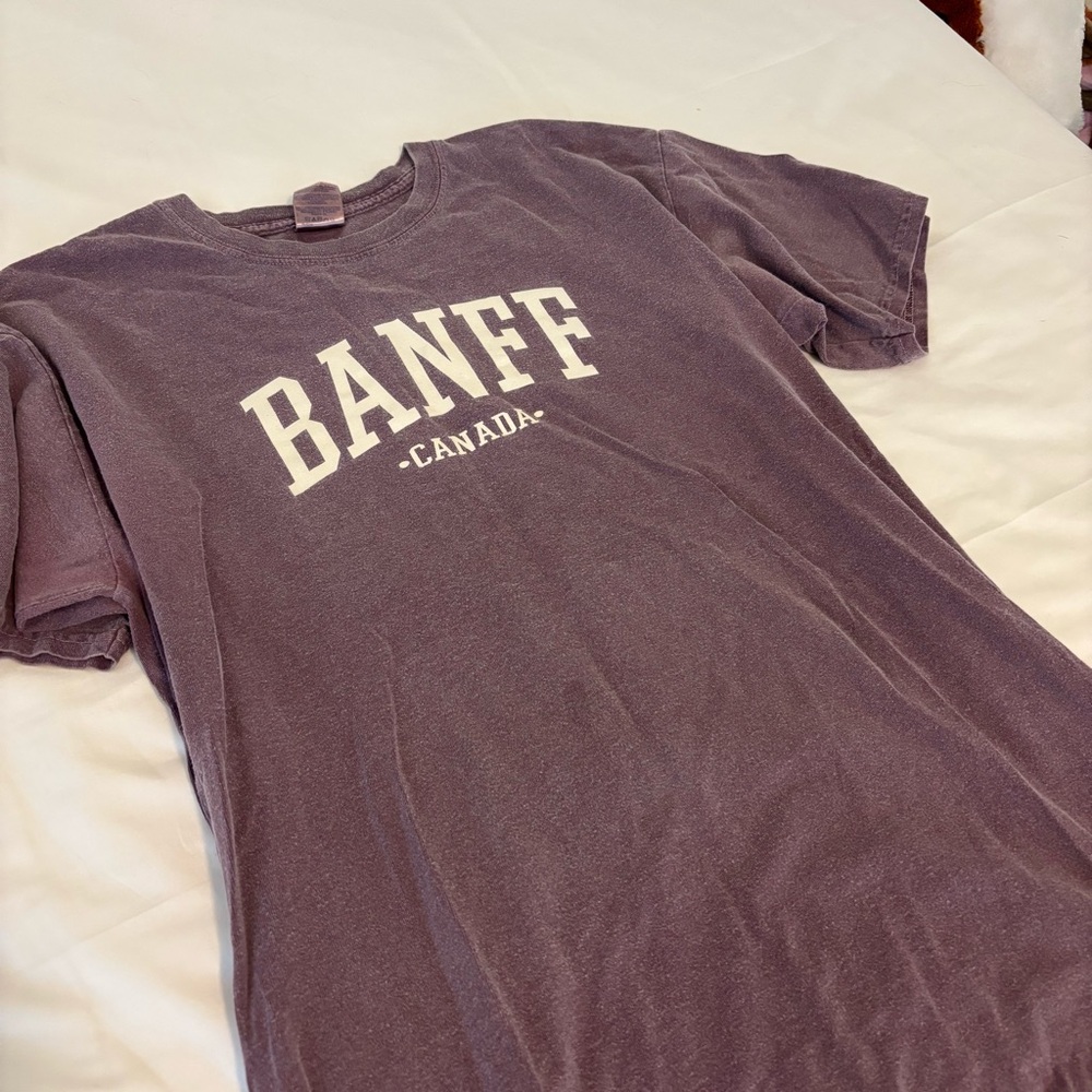 Banff Canada Purple T-Shirt